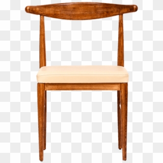 Hanger Solid Wood Dining Chair In Walnut Finish - Chair Clipart