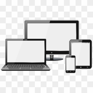 Mobile Website Design Png For Kids - Desktop Tablet Mobile Png Clipart