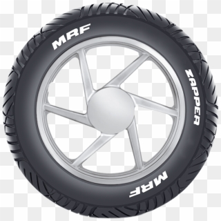 Bike Tire Png - Mrf Two Wheeler Tyres Clipart