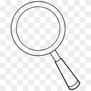 Download - Magnifying Glass Clipart Black And White - Png Download