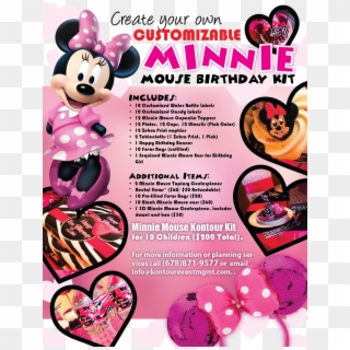 Previous - Minnie Mouse Theme Birthday Party Clipart
