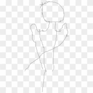 Badminton Drawing Sketch - Figure Drawing Clipart