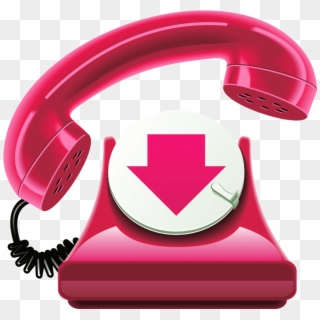 3d Telephone Icon Pn - Vector Clipart