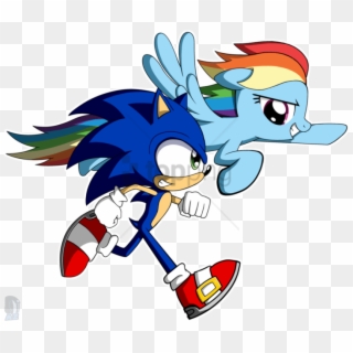 Free Png Fastest Friends Forever By Az Derped Unrn - Unicorn Sonic The Hedgehog Clipart