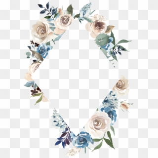 Фотки Flower Frame, Cute Wallpapers, Wallpaper Backgrounds, - Wedding Invitation Blue Watercolor Flower Clipart