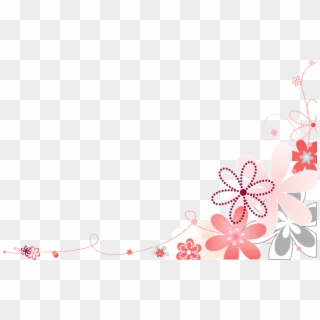 Pink Flower Background Png - Pink And White Flower Png Clipart
