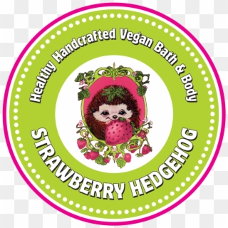 Strawberry Hedgehog Handcrafted Vegan Soaps, All Natural Clipart
