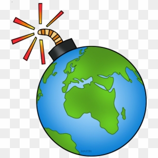 Globe Clipart Earth Globe World - Clipart Images Of Terrorism - Png Download