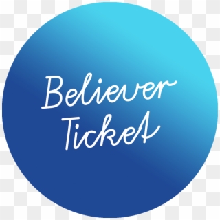 Believer Ticket2 Icon - Circle Clipart