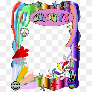 Clipart - Groovy Border Png Transparent Png