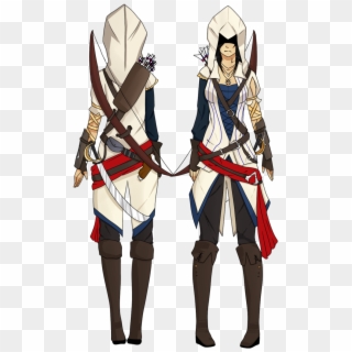 Costume Drawing Assassin - Assassin's Creed 3 Oc Clipart