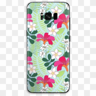 Tropical Flowers Skin Galaxy S8 Plus - Mobile Phone Case Clipart
