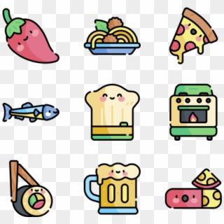 Gastronomy - Kawaii Food Icon Png Clipart