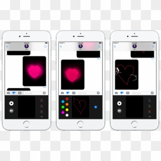 How To Send Love Screen Effect Handwritten - Iphone Clipart