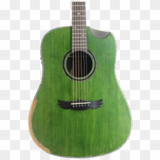 Dream Maker Acoustic Guitar Ku280e Green Solid Spruce - Acoustic Guitar Clipart
