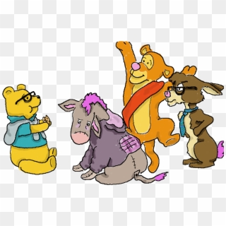 Because Virgil Would Obviously Be Eeyore - Human Winnie The Pooh Characters Clipart