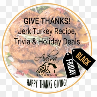 Happy Thanks Giving Jerk Turkey Recipe, Trivia And - Confiserie Clipart