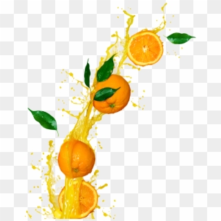 Com - Frühstück - Soy Juice - Drop Orange Juice Png - Fruit Juice Splash Png Clipart