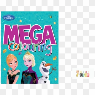 Disney Frozen Mega Colouring Book - Cartoon Clipart