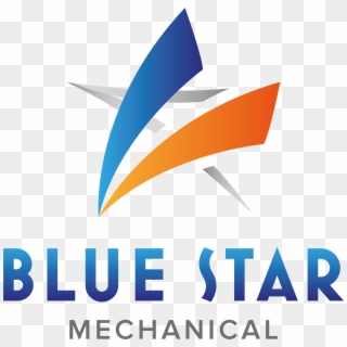 Blue Star Mechanical - Graphic Design Clipart
