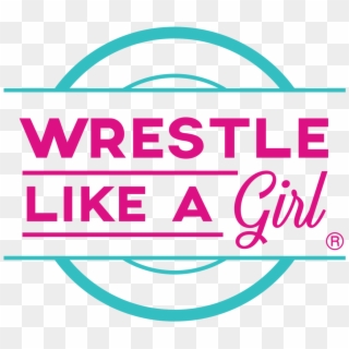 Wrestler Drawing Wrestling Shoe - Wrestle Like A Girl Logo Clipart