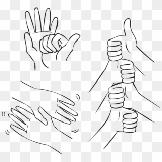 Group Clipart Handshake - Drawing - Png Download