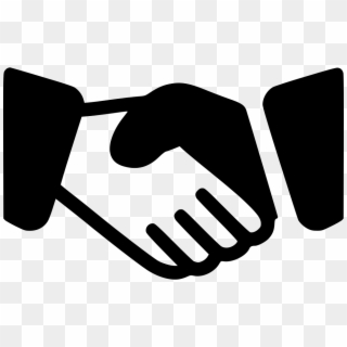 Hand Shake Comments - Business Win Icon Clipart