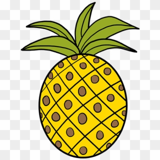 Top Drawing Pineapple - Easy Drawing Clipart