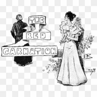 Title Art For The Red Carnation - Cartoon Clipart