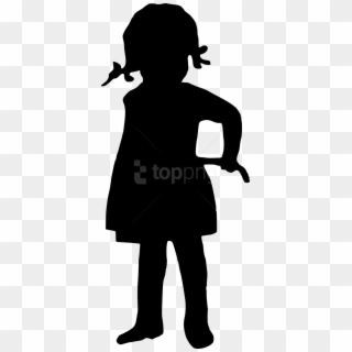 Free Png Girl Silhouette Png - Little Girl Silhouette Transparent Background Clipart