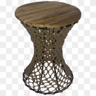 310173 Fishnet Side Table , Png Download - Stool Clipart
