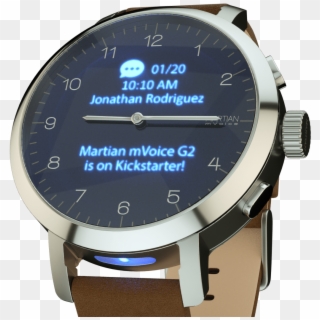 Martian Watches Introduces Mvoice G2, The First Hybrid - Martian Mvoice G2 Clipart