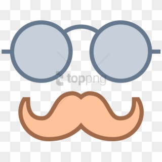 Free Png Login As User Icon - Handlebar Moustache Icon Clipart