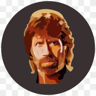 Chuck Norris By - Chuck Norris Illustration Clipart