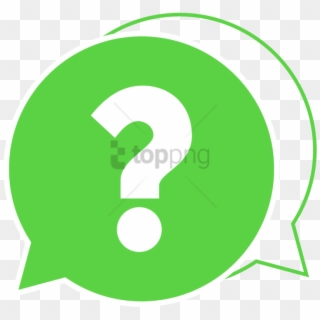 Free Png Green Question Mark And Speech Bubble Icon - Question Mark Emoji Green Clipart