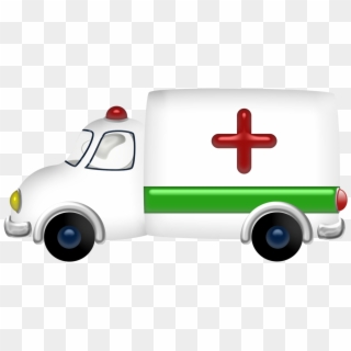 Hospital Transportation Cartoon Illustration Ambulance - Clip Art - Png Download