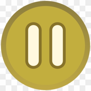 Gold Brown Plain Pause Button Icon Svg Clip Arts 600 - Gold Pause Button Png Transparent Png