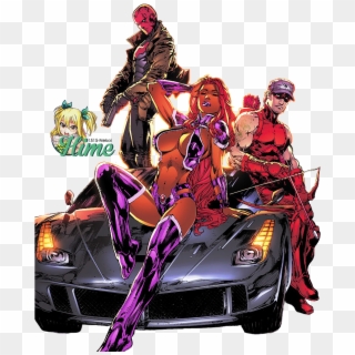 Red Hood And The Outlaws, Vol - Nightwing And Starfire Love Clipart