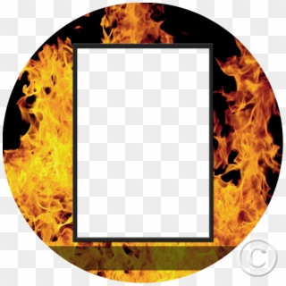 Round Fire Png - Circle Clipart