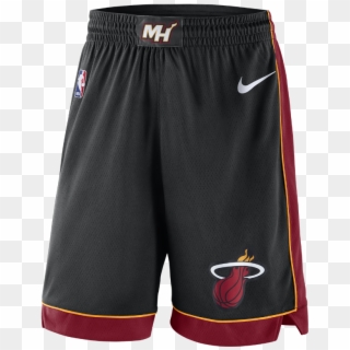 Miami Heat Nike Icon Edition Swingman Men's Nba Shorts - Miami Heat Home Shorts Clipart