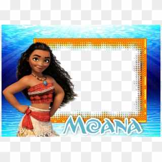 Moana Company Elsa Walt The Princess Disney Clipart - Moana Birthday Invitations Template - Png Download