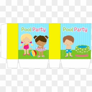 Sacolinha - Pool Party Clip Art - Png Download