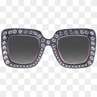 Join Us As We Put On A Pair Of Awesome Glasses Like - Black Sunglasses With Crystals Clipart