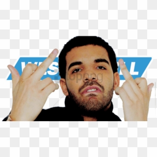 Free Png Download Drake Tumblr Quotes Png Images Background - Drake With The Middle Finger Up Clipart