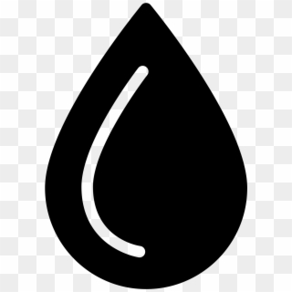 Water Filled Icon - Ink Drop Png Clipart