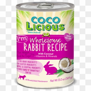Cocolicious Wholesome Rabbit Recipe Canned Dog Food - Diet Food Clipart