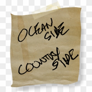 Oceanside Countryside - Calligraphy Clipart