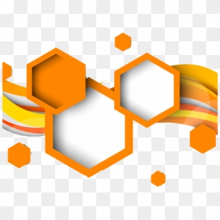 Orange Hexagon Png - Shape Geometry Png Clipart