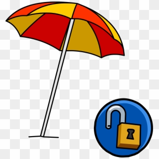 Beach Umbrella Unlockable Icon Png - Png Beach Umbrella Png Clipart