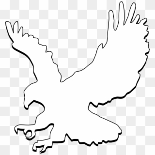 Wedge Tailed Eagle Silhouette Clipart